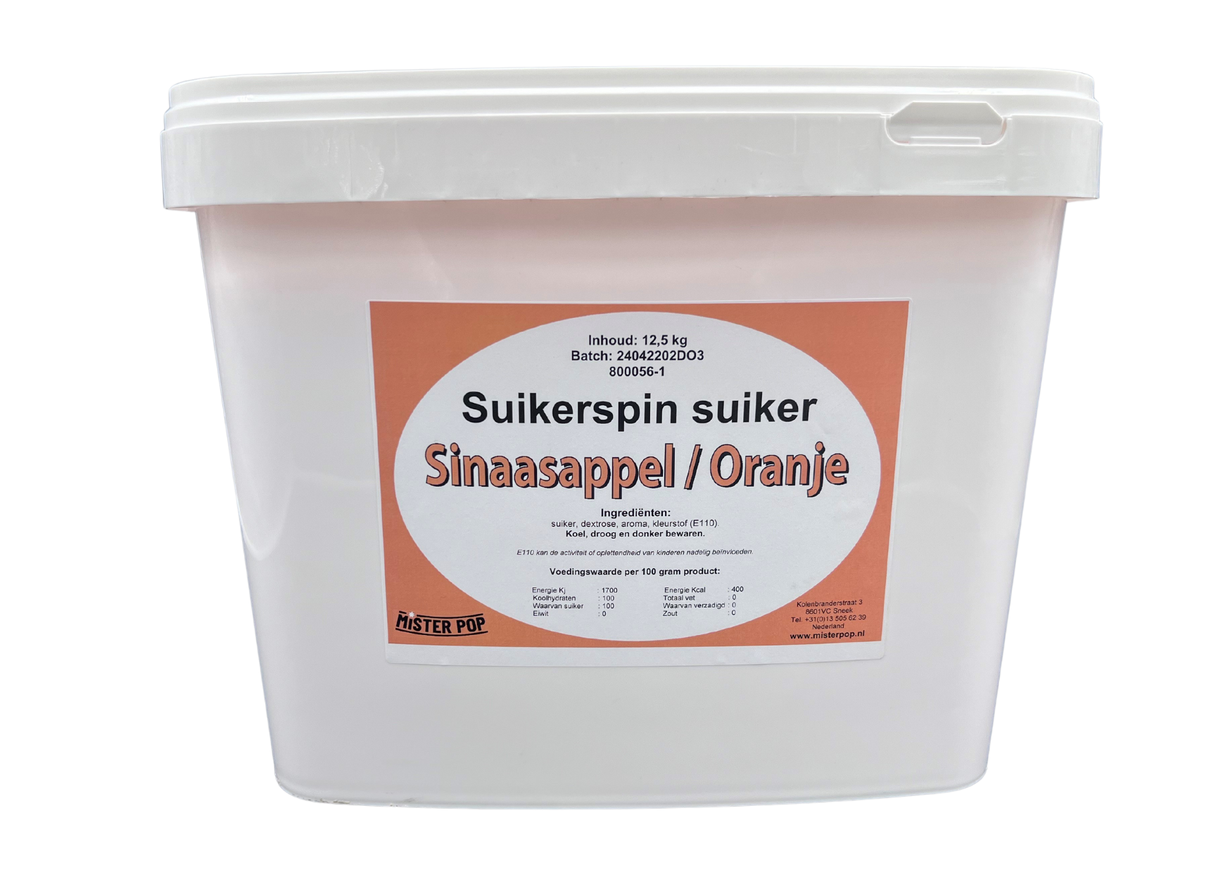 Suikerspin Suiker Sinas Oranje 12 5 Kg Sinaasappel Oranje GR00203 suikerspin-suiker-sinas-oranje-12-5-kg-sinaasappel-oranje-gr00203